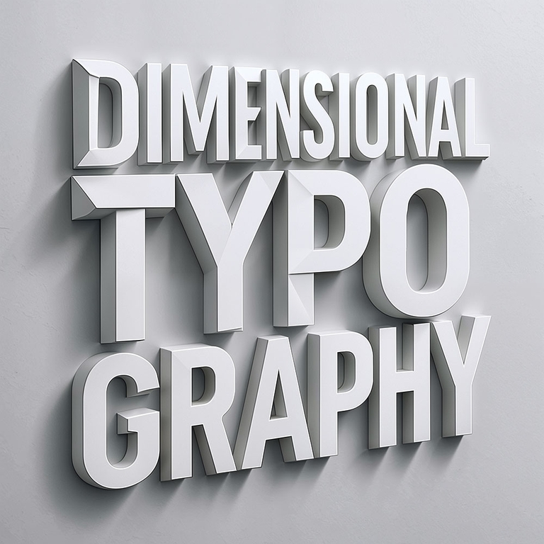Dimensional Typography